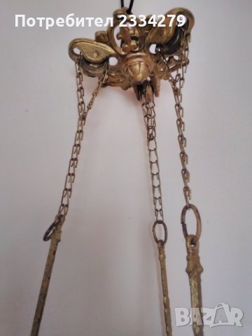 Лампион,свещник,газено осветление., снимка 4 - Антикварни и старинни предмети - 32309271