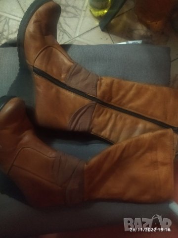 Дамски ботуши от естествена кожа , снимка 8 - Дамски ботуши - 38808106