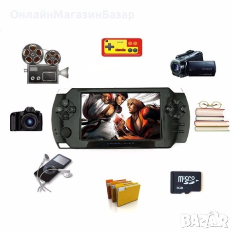 🎮 Конзола за игри с 8 GB памет, 4,3 инча дисплей - PSP21, снимка 8 - Други - 43199476