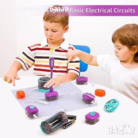 Нов Научен Комплект Jacootoys - Електронни Схеми и Игри за Деца, снимка 5 - Образователни игри - 43688157
