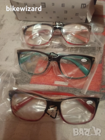 3 броя диоптрични очила за четене + 1.25 НОВИ , снимка 3 - Слънчеви и диоптрични очила - 52217665