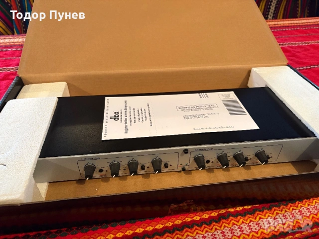 Чисто нов кросовър! DBX 223xs, снимка 3 - Ресийвъри, усилватели, смесителни пултове - 53173344