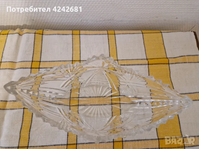 Кристални съдове за бонбони, ядки, сладки, снимка 3 - Други стоки за дома - 47395091