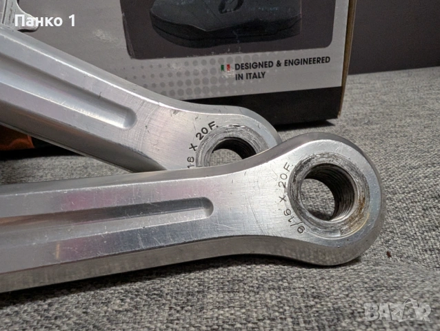 Ретро Шосейни Курбели Campagnolo Super Record, снимка 4 - Части за велосипеди - 53393963