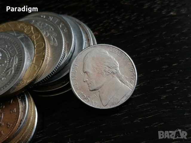 Монета - САЩ - 5 цента | 1999г., снимка 2 - Нумизматика и бонистика - 28768910