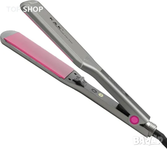 K&K Pro-Ceramic преса за коса XXL плочи, 3D плаваща турмалинова керамична плоча, снимка 6 - Преси за коса - 48508293