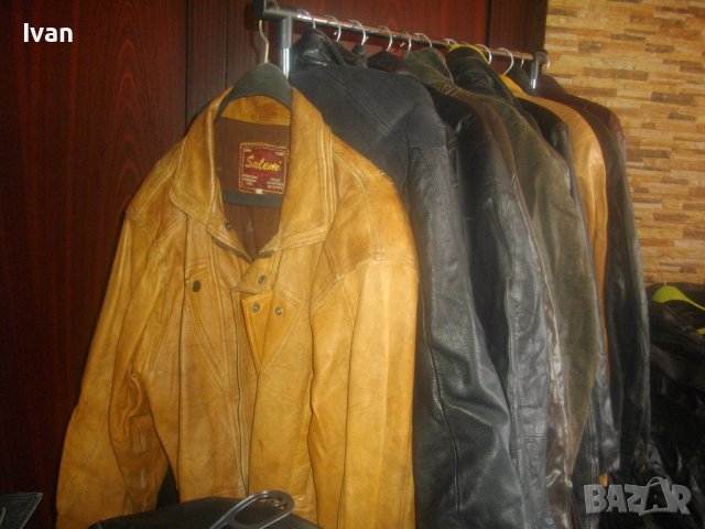 Яке/Якета Естествена Кожа-За Магазин Дрехи Втора Употреба-Мъжки/Дамски-Сезони: Есен-Зима/Пролет-Лято