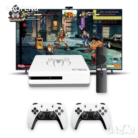 !Нова G7 Android 40,000 игри 15000 канала 14 Игрова конзола и tv box в едно Plus Gaming TV Box , снимка 6 - Игри за Nintendo - 48853529