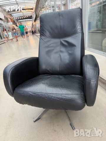 Релакс кожен фотьойл Hjort Knudsen, Дания