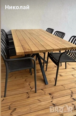 трапезна маса масив дъб , снимка 8 - Маси - 53541381