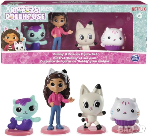 Комплект фигурки Gabby Dollhouse Къщата за кукли на Габи 