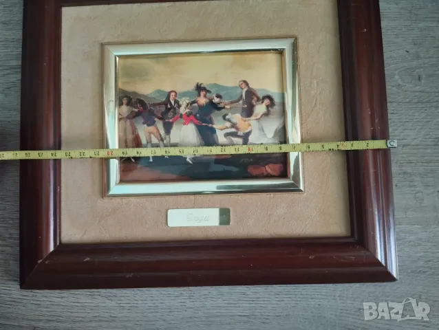 Картина с бароков мотив,репродукция, снимка 5 - Картини - 47555746