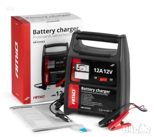 Зарядно за акумулатор, токоизправител, 12A, 12V, 120W