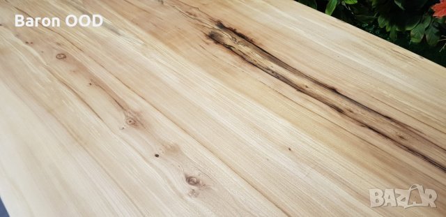 Трапезна маса, маса за хранене с жив ръб от масивно дърво Бряст, снимка 8 - Маси - 38242695