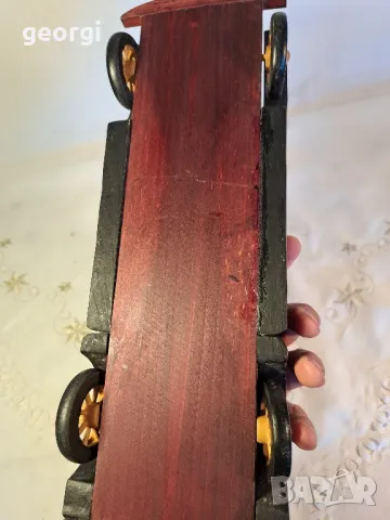 ретро дървена играчка комион 14/1, снимка 7 - Антикварни и старинни предмети - 49410494