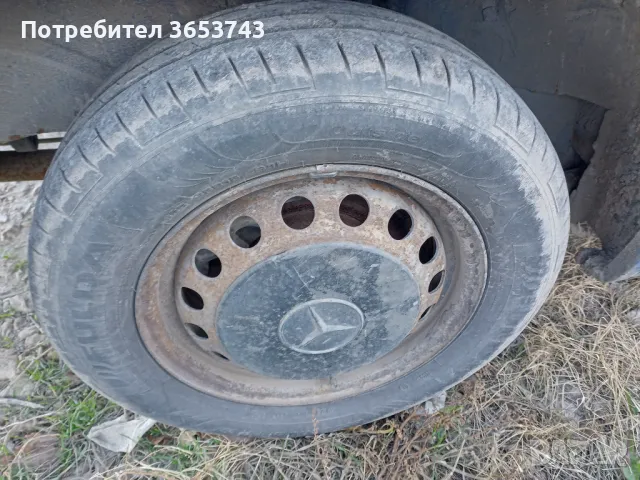 Mercedes Vito джанти с гуми 15", снимка 2 - Гуми и джанти - 48374647