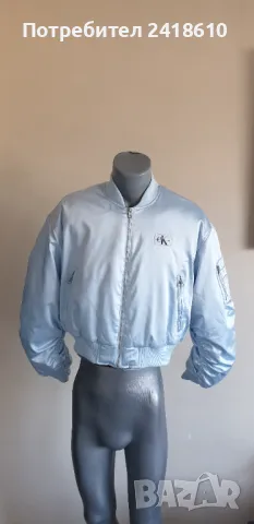 Calvin Klein Bomber Jacket Size M  ОРИГИНАЛ! Дамско бомбер Яке!, снимка 11 - Якета - 49586845