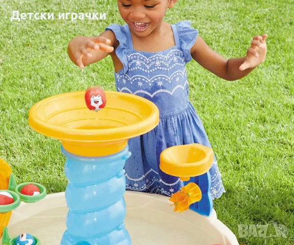 Детска маса за игра с вода, Little Tikes, със спираловидни улеи и топки, снимка 12 - Други - 50991290