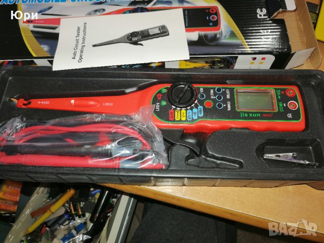 Продавам автоелектро детектор, 3 в 1 - мултицет, пробна и илюминаторна лампа със сонда, снимка 2 - Аксесоари и консумативи - 34842446