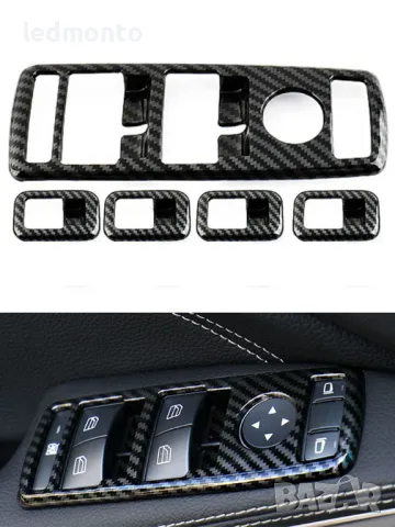 Панел бутони ел стакла рамка за Mercedes A B C E GLE GLA CLA GLK W176 W204 W212 W166 W218