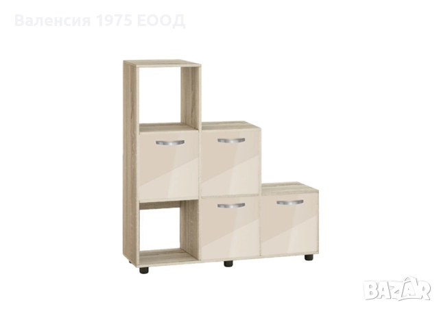 Етажерка Кубо 6 с три или четири вратички гланц, снимка 11 - Етажерки - 46452283