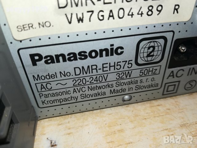 PANASONIC DMR-EH575 HDD/DVD RECORDER-ВНОС SWISS 2611231459, снимка 14 - Плейъри, домашно кино, прожектори - 43154358