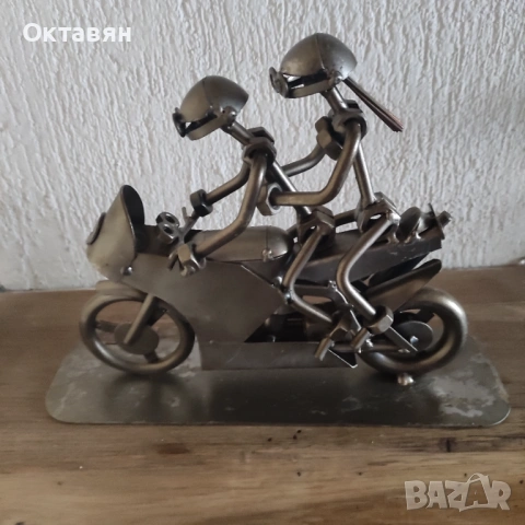 Метална скулптура, колекционерска, снимка 9 - Колекции - 53273060