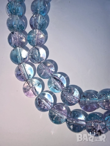 Стъклени Мъниста за бижута 10мм 8мм 6 мм 4мм J228, снимка 2 - Други - 52409083