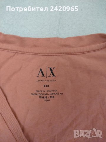 Armani Exchange тениска, снимка 3 - Тениски - 40812730