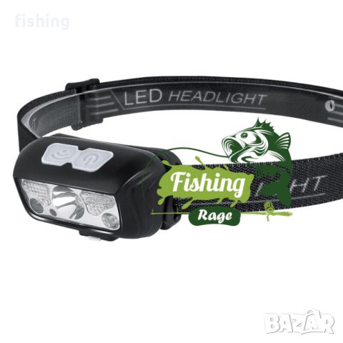 Промо Челник със Сензор за движение 400 Лумена - Зарядна Батерив с USB, снимка 4 - Екипировка - 40459621