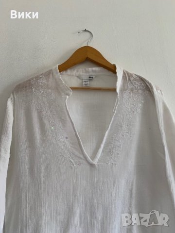 H&M Бяла риза, снимка 2 - Ризи - 26976344