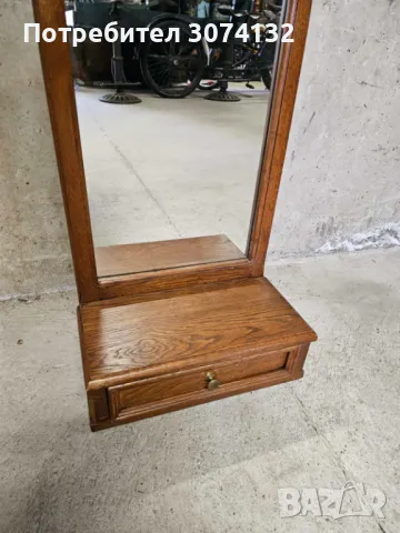 Огледало с чекмедже в стил Рустик, снимка 2 - Огледала - 49668306