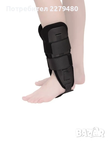 Брейс глезен Ортотех Стандарт, Черен, размер Универсален