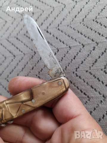 Стар джобен нож,ножче,ножка #168, снимка 5 - Други ценни предмети - 53012036