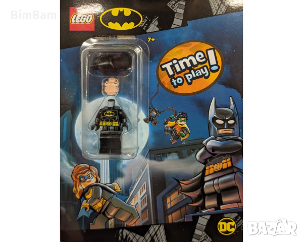 Фигурка LEGO Batman със забавна детска книжка с игри - Батман