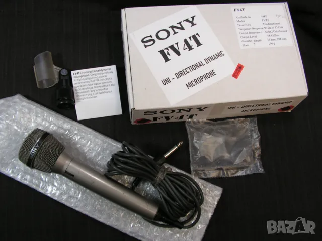 Динамичен микрофон  “Sony”  FV4T -  ползван