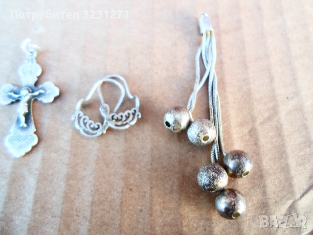 Лот Старинни Бижута/Кръстове,Обеци,Тасел/Антикварни, снимка 3 - Антикварни и старинни предмети - 43489436