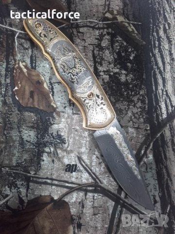 нож Златоуст-LYNX Russian gold plated , снимка 6 - Ножове - 43895962