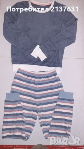 НОВА  ! ДЕТСКА ХАВЛИЕНА  ПИЖАМА  -  Размер 134 /140 , снимка 1