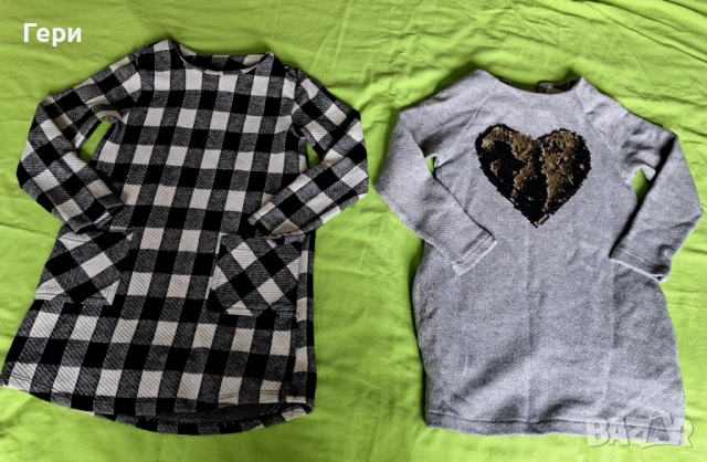Рокли с дълъг ръкав р-р 116 всичко за 10 лв., снимка 4 - Детски рокли и поли - 52292258
