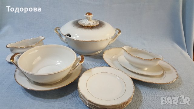Старинен порцеланов сет за хранене - Бавария 