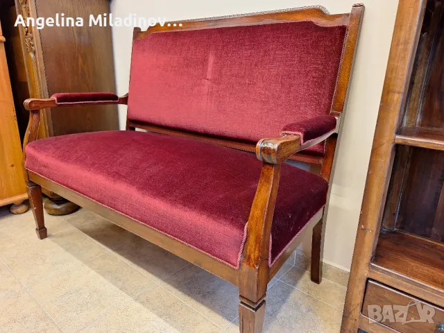 Антично канапе, диван , снимка 3 - Дивани и мека мебел - 49698691