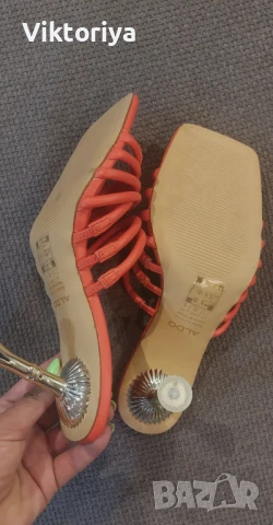 Дамскй сандали на висок ток, снимка 7 - Сандали - 51240297