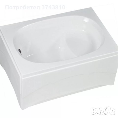 ВАНА С МЯСТО ЗА СЯДАНЕ  Размер: 105 х 70