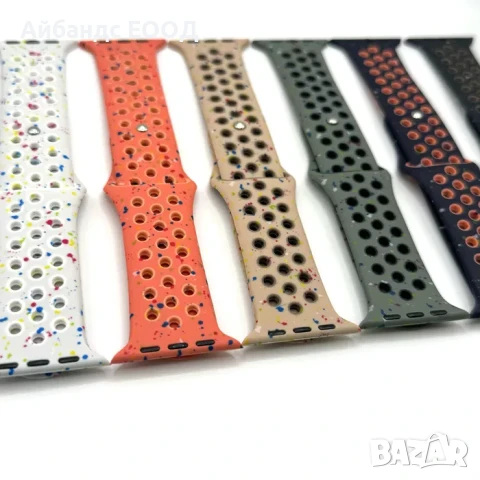 Силиконови каишки Nike Recycled за Apple Watch Ultra/SE/10/9/8/7/6, снимка 5 - Каишки за часовници - 51370931
