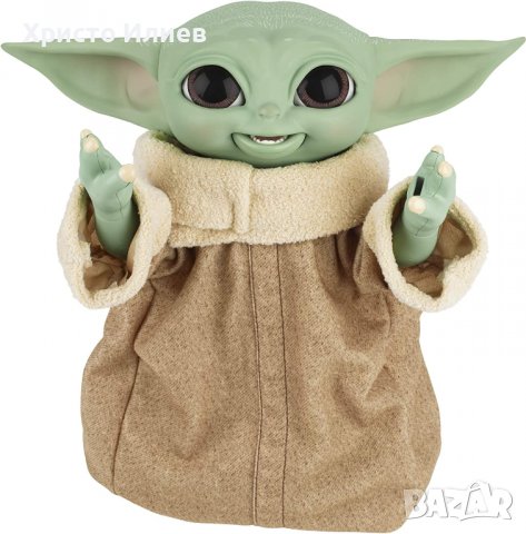 Star Wars Интерактивна играчка Мандалориан Бебе Йода Galactic Grogu, снимка 8 - Музикални играчки - 39362406