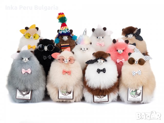  Усмихната алпака – малка, 23 см, Macchiato, снимка 6 - Плюшени играчки - 37101798