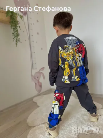 Комплект Трансформърс  Размери-3/4г.4/5г.5/6г.7/8г.9/10г. Цена-35 лв, снимка 1