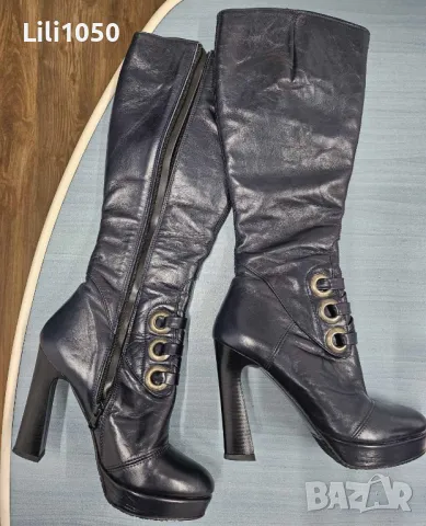 Елегантни Ботуши, снимка 2 - Дамски ботуши - 47968990