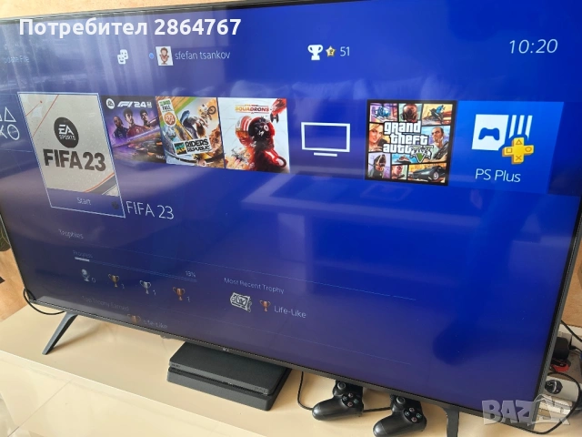 PlayStation 4 с 2 контролера + 13 игри, снимка 4 - PlayStation конзоли - 53505329